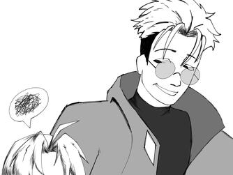 Line art fanart